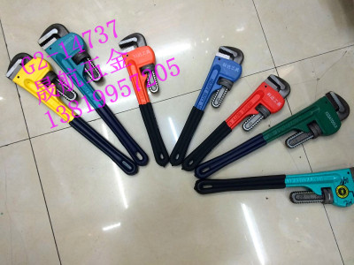 The pipe clamp pipe wrench with plastic pipe clamp American heavy metal hardware tools fast clamp