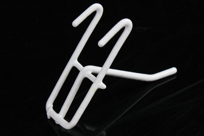 White Plastic Spraying Showing Stand Hook Mesh Hook Mesh Plate Hook 5cm