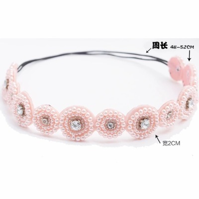 Manufacturers selling fashion new handmade Diamond Crystal Beaded headband hair with Hair Barrette