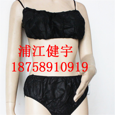 Manufacturer of disposable non-woven bra straps ladies underwear bra bra beauty salon sauna steam SPA