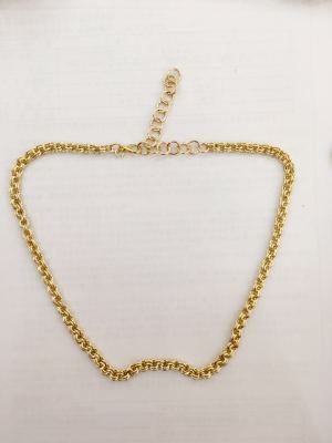 Ornament Aluminum Zipper Necklace