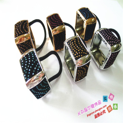 Korean American fashion cloth ring buckle Masson Tousheng rubber band headdress