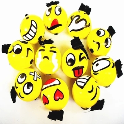 PU sponge ball ball line expression finger ball. Haha smile toy balls to spread the goods