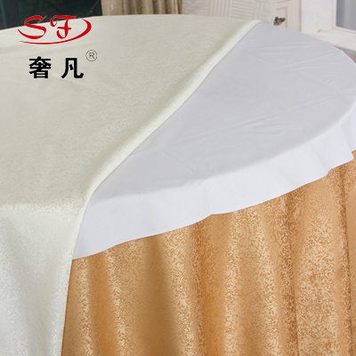 Hotel Restaurant Tablecloth Square Tablecloth Waterproof Anti-Fouling Tablecloth Oil-Proof Tablecloth Easy to Clean