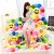 Tiktok Same Creative Colorful Sun Flower Emoji Pillow Customized Plush Toy Small Pendant Gift Cushion