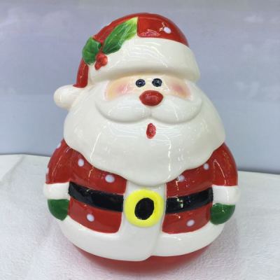 Ceramic Christmas Cookie Box Sucrier Crafts
