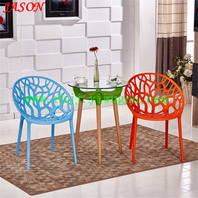 Outdoor leisure chair hollow coffee chair / plastic / conference office chair