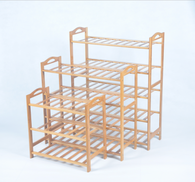 Nanzhu shoes multi-functional furniture rack living room receives shelf multi-layer shoe rack bamboo shoe rack