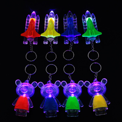 New light emitting toys and accessories wholesale cartoon shape light-emitting lamp key button wholesale