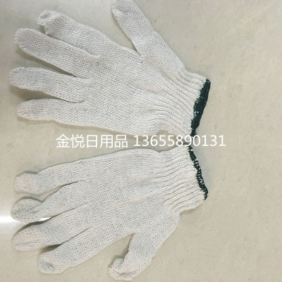 Labor protection gloves wholesale protection work cotton gloves this white yarn gloves
