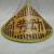 New farm bamboo painted poncho hats liangmao