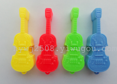 Multi color violin whistle