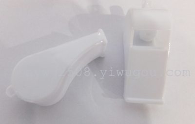 White plastic whistle