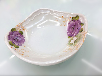 Melamine flower square dish vinegar dish dish cold dish sold by catty direct manufacturers
