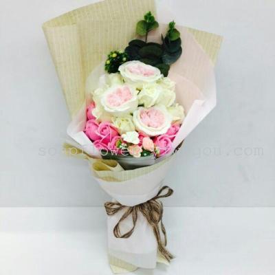The new 19 Austen rose flower bouquet of Valentine's Day gifts