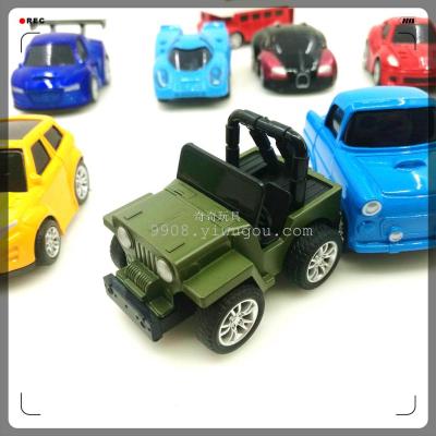 An alloy model toy car