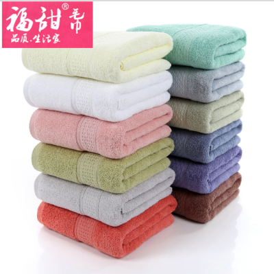 Pure cotton plain towels suspended cotton towels multicolor