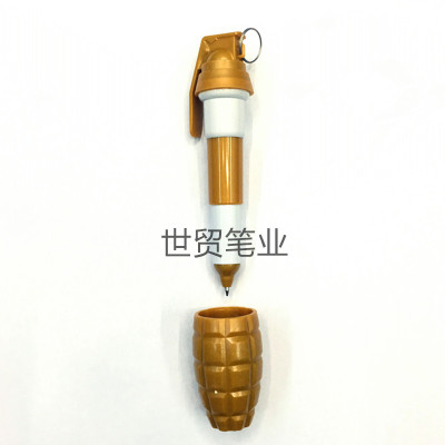 Creative pen pen lovely telescopic grenade bomb telescopic ball pen