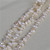 6-7mm white 37 hole tail pearl freshwater natural pearl necklace shaped beads