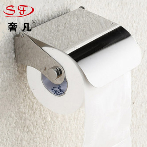 Luxury Fan Hotel Toilet Stainless Steel Tissue Box Tissue Holder Toilet Hand Carton Roll Holder