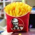 Creative Simulation French Fries Burger Starbucks Cola Food Retail Pillow Plush Toy