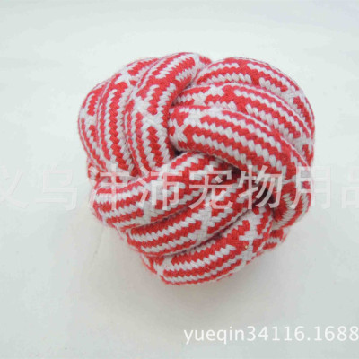 Pet Supplies Supply Pet Ball of Cotton Rope, Pet Toy Knot Ball FP-L-8201