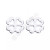 Stainless Steel Small Pendant DIY Bracelet Anklet Necklace Accessories Processing Custom Snowflake Petals