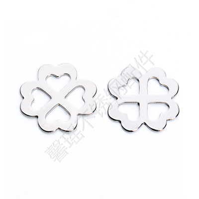 Stainless Steel Small Pendant DIY Bracelet Anklet Necklace Accessories Processing Custom Snowflake Petals