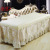 Luxury hotel where cotton flannelette SPA massage beauty bed bedspread cotton sheets