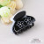 Hair ornaments acrylic black and white flowers temperament graceful hairpin grip clip Hair catch