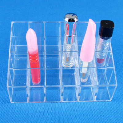24 bar lipstick holder cosmetic display shelf