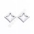 Stainless Steel Small Pendant DIY Jewelry Accessories Professional Processing Customized Square Quadrangle Star