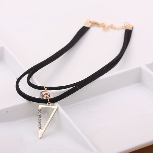 ribbon clavicle chain literary necklace women‘s collar neck necklace short