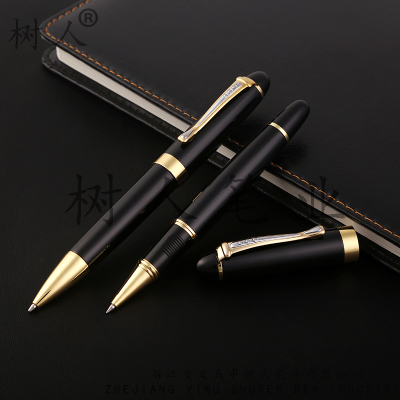 Brand metal pen ballpoint pen Shuren pearl business gift pen
