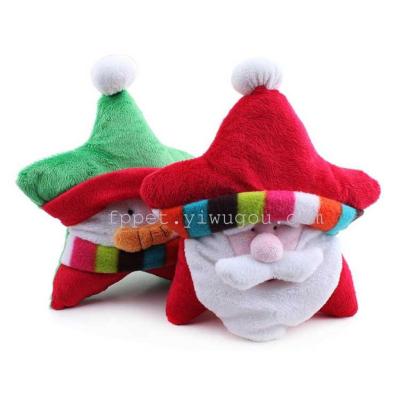 Pet Toy Christmas XINGX Santa Claus Christmas XINGX Plush Cat Dog Toy Sounding Toy