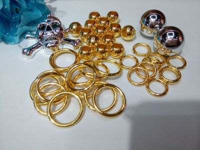 Plating beads gold plated silver gun black size ring manufacturers supply
