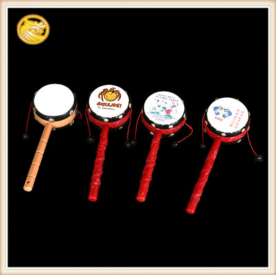 The traditional auspicious custom trumpet rattle rattle rattle wave drummer baby toys