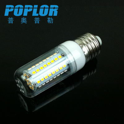 4.5W / LED corn lamp / 2835 chip  68pcs / high light  / 220V/110V / LED bulb with cover / energy saving /E27/B22