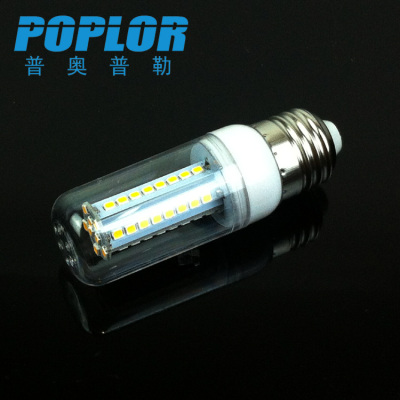 4W / LED corn lamp / 2835 chip  48pcs / high light  / 220V/110V / LED bulb with cover / energy saving /E27/B22
