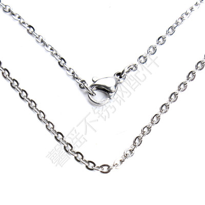 304 Stainless Steel Chain Finished Bracelet Anklet Necklace with Lobster Buckle Ornament Chain Various Specifications