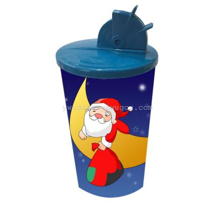 3D cover cup cup hippocampus Christmas Halloween cup