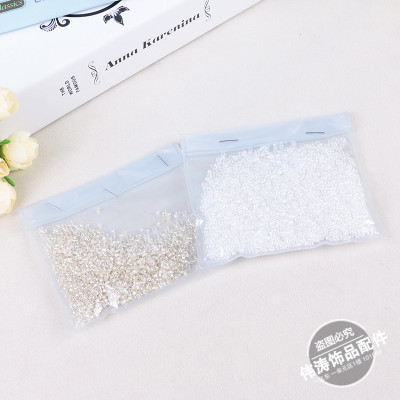 Filling silver bead glass crystal beads wholesale beads diy beads material