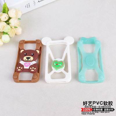 Cartoon mobile phone silicone covers mobile phone frame