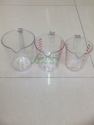 Plastic transparent measuring cup with scale kitchen household standard measuring cups