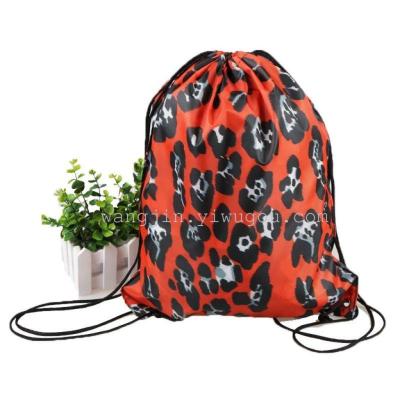 Factory Wholesale Oxford Cloth Eco-friendly Bag Simple Drawstring Bag Travel Buggy Bag