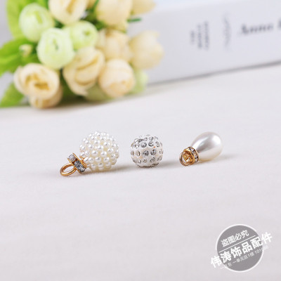 Fashion imitation pearl pendant accessories accessories material pearl wholesale