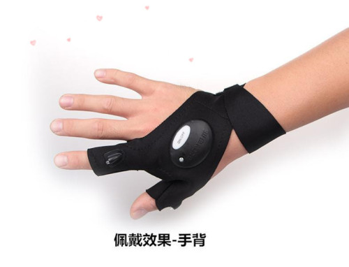 led night fishing with light fishing gloves fishing spotlights outdoor lighting fishing gear fishing tackle