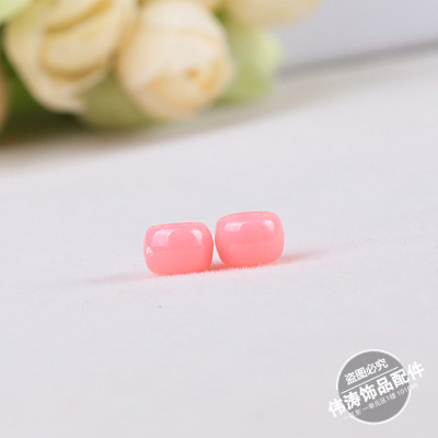 Jelly beads pink beads DIY material beads plastic beads