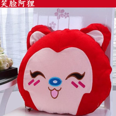 New Character Avatar Quilt Folding Pillow Cartoon Dual-Use Car and Office Pillow Blanket Gift Cushion Cover