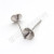 Stainless Steel Ear Pin Bowl Cup Concave Needle Pearl Cake Decoration Holder Cup 3/4/5/6mm